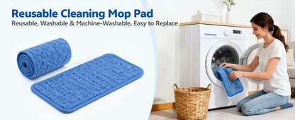Powerful Mop Scrubbing Steam Cleaner Detachable Floor