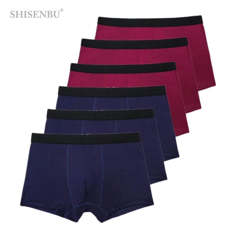 6pc Sexy  Boxer Men Breathable Underwear
