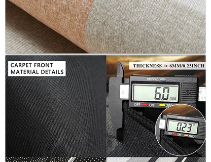 Gold Stripes Decorations Door Entry Carpet House