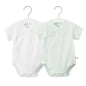 2Pcs Newborn Baby Girls Romper Pure Cotton Bodysuit