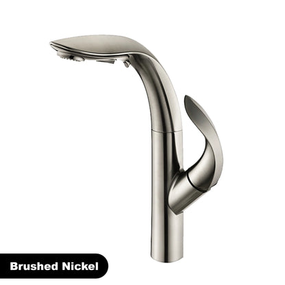 Luxury brass gold touch switch kitchen faucet