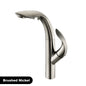 Luxury brass gold touch switch kitchen faucet