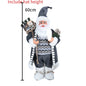 Large Standing Santa Figurine Doll Home Decoration