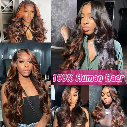 Mossily High Density Ombre Highlight Body Wave