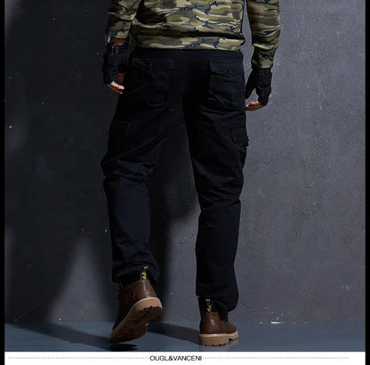 Work Khaki Tactical Pants Men Military Jogger