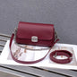 Genuine Leather Women's Barrel Crossbody Bag