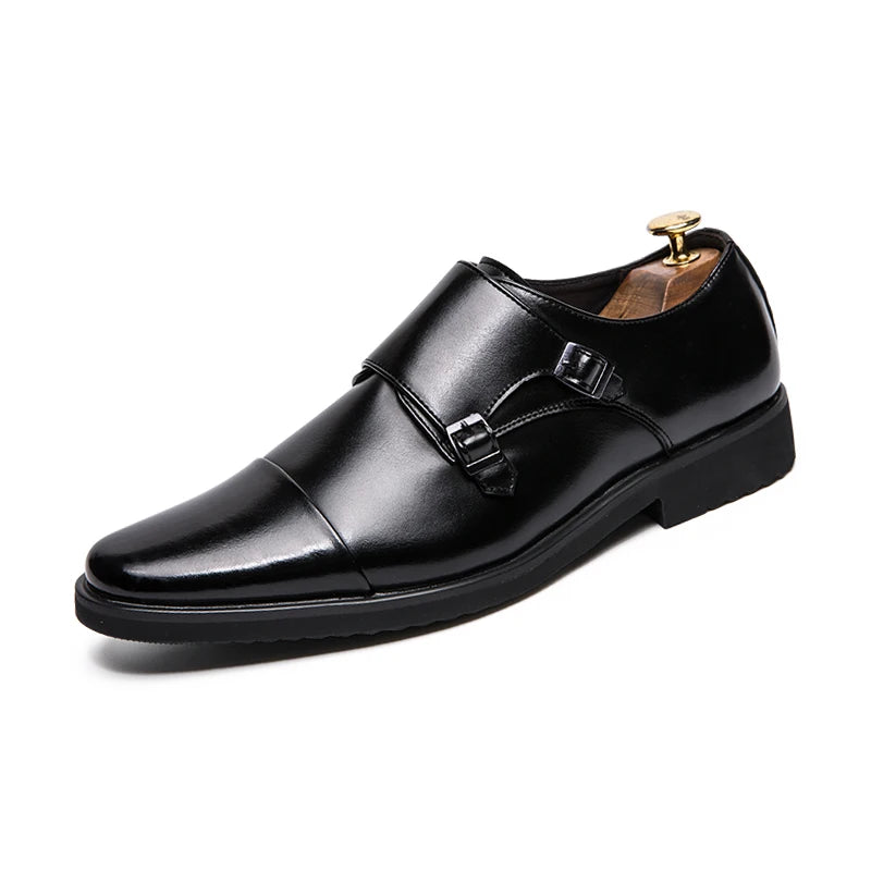 Men Leather Oxford Dress Shoes Comfortable