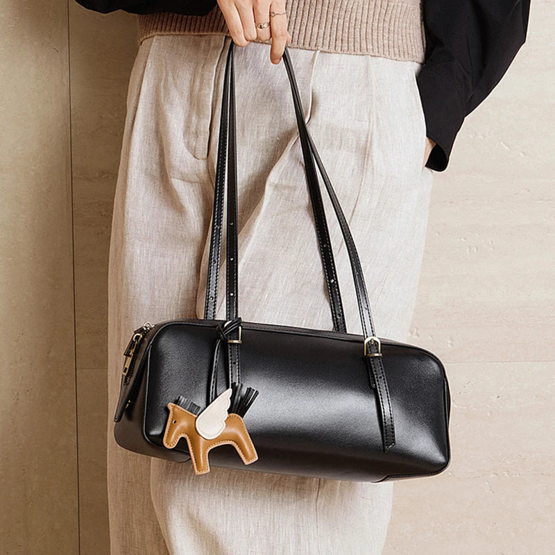 Genuine Leather Underarm Shoulder Bags For Women