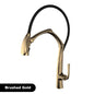 Gunmetal Brass Kitchen Faucet with LED Display
