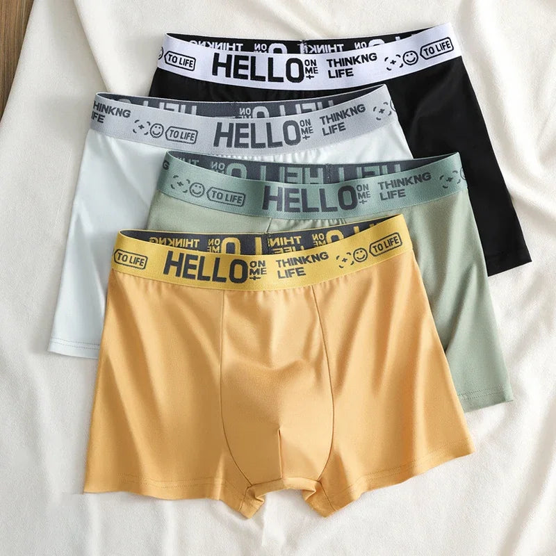 Sexy Men's Boxer Briefs Underwear Fit Breathable