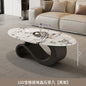 Retro Coffee Table Beauty Luxury Oval Classic