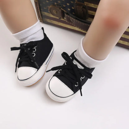 Baby Boy/Girls Canvas Shoes Non-slip Rubber Sole