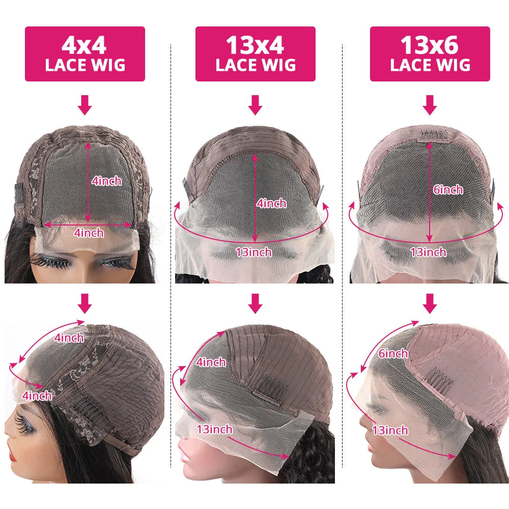 Straight Lace Front Human Hair Wigs