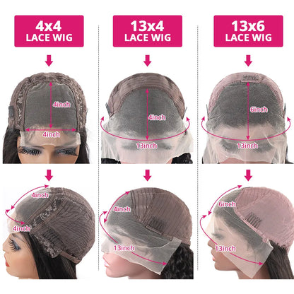 Straight Lace Front Human Hair Wigs