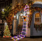 Christmas LED Santa Claus Climbing Ladder