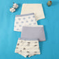 4Pcs Cute Dinosaur Boys Cotton Antibacterial Breathable Underwear