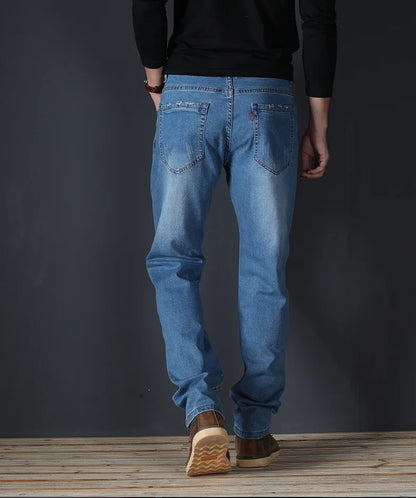 Ripped Plus Size Jeans for Men Fashion