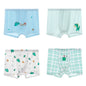 4PCS Teen Boys Breathable Soft Antibacterial Underwear