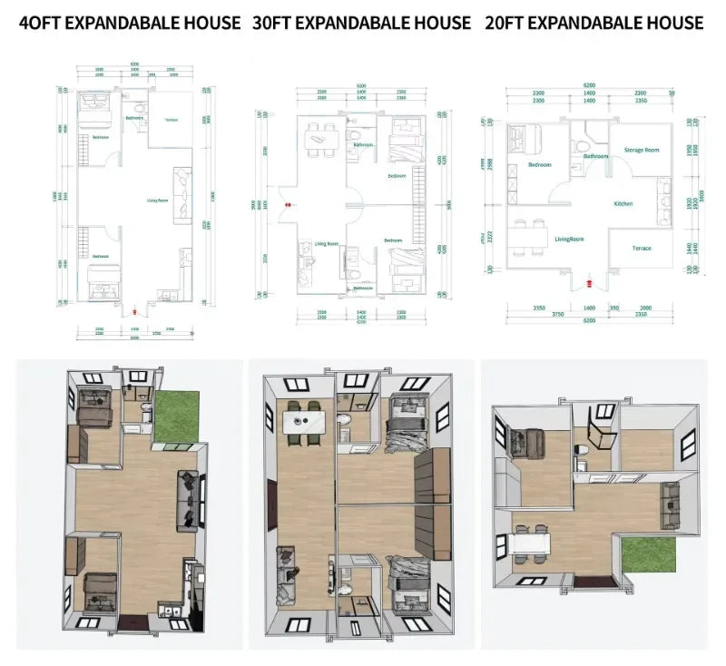 Prefab House Expandable Steel Container House