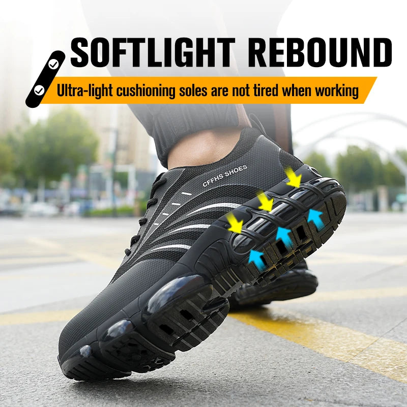 Breathable, lightweight and comfortable anti-puncture safety