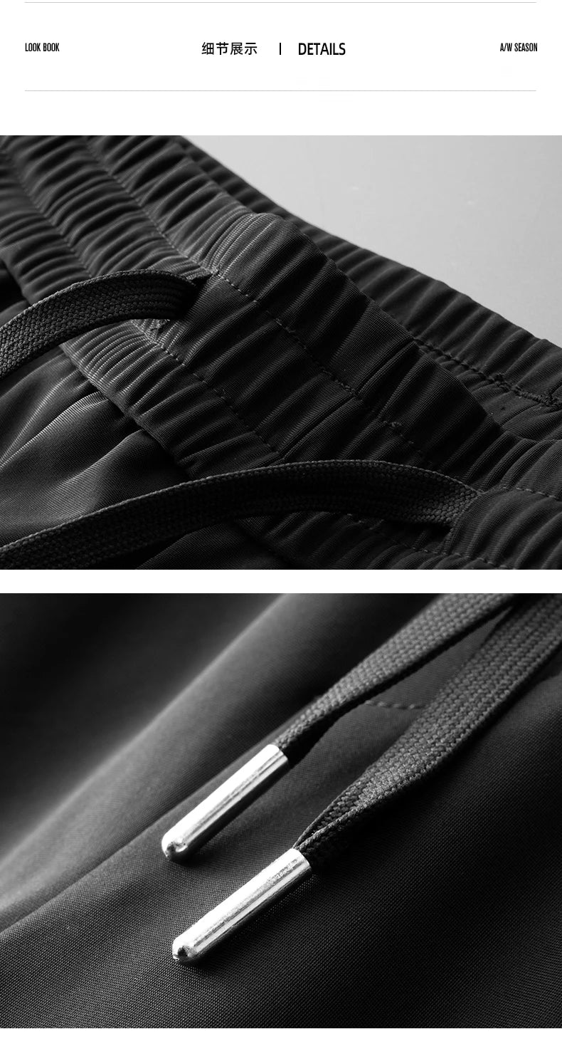 Silk Stretch Casual Fashion Long Pants Pencil