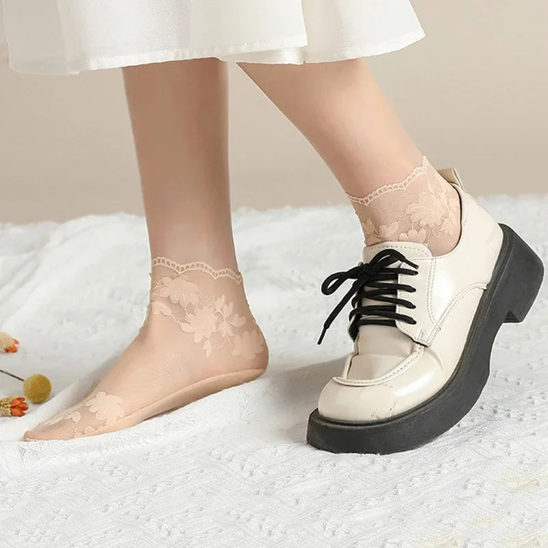 Women's Lace  Ankle Cut Sock
