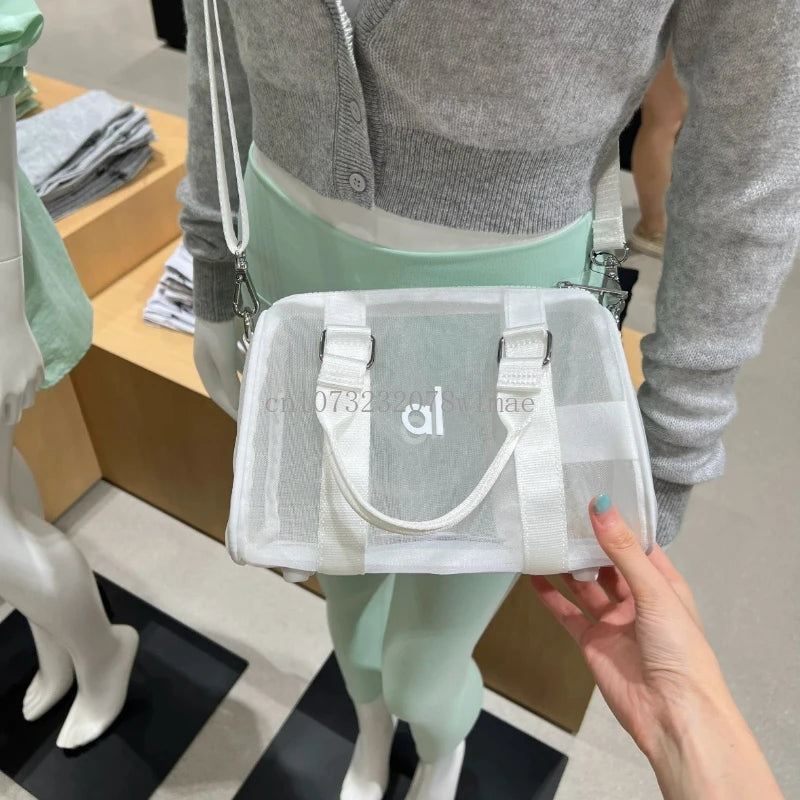 Women's Transparent Sports Yoga Fitn Tote Bag