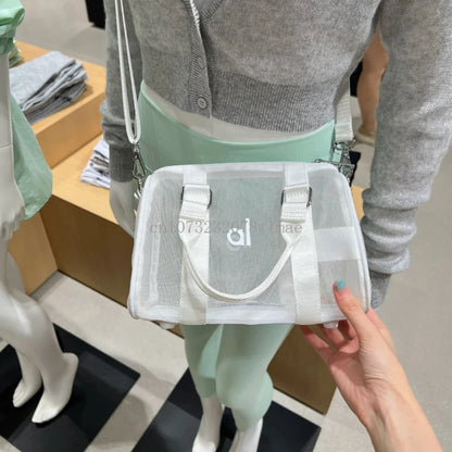 Women's Transparent Sports Yoga Fitn Tote Bag