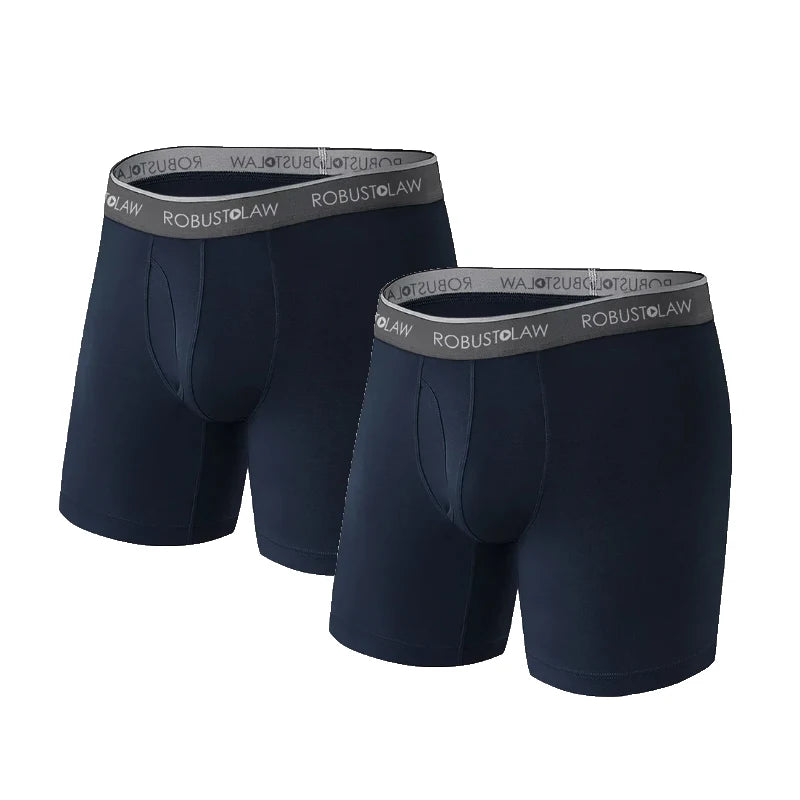 2 Pack Men's Ball Pouch Support Boxer Briefs