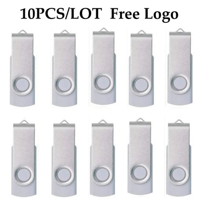 10pcs Flash Drive Flash Memory Card Memory Stick