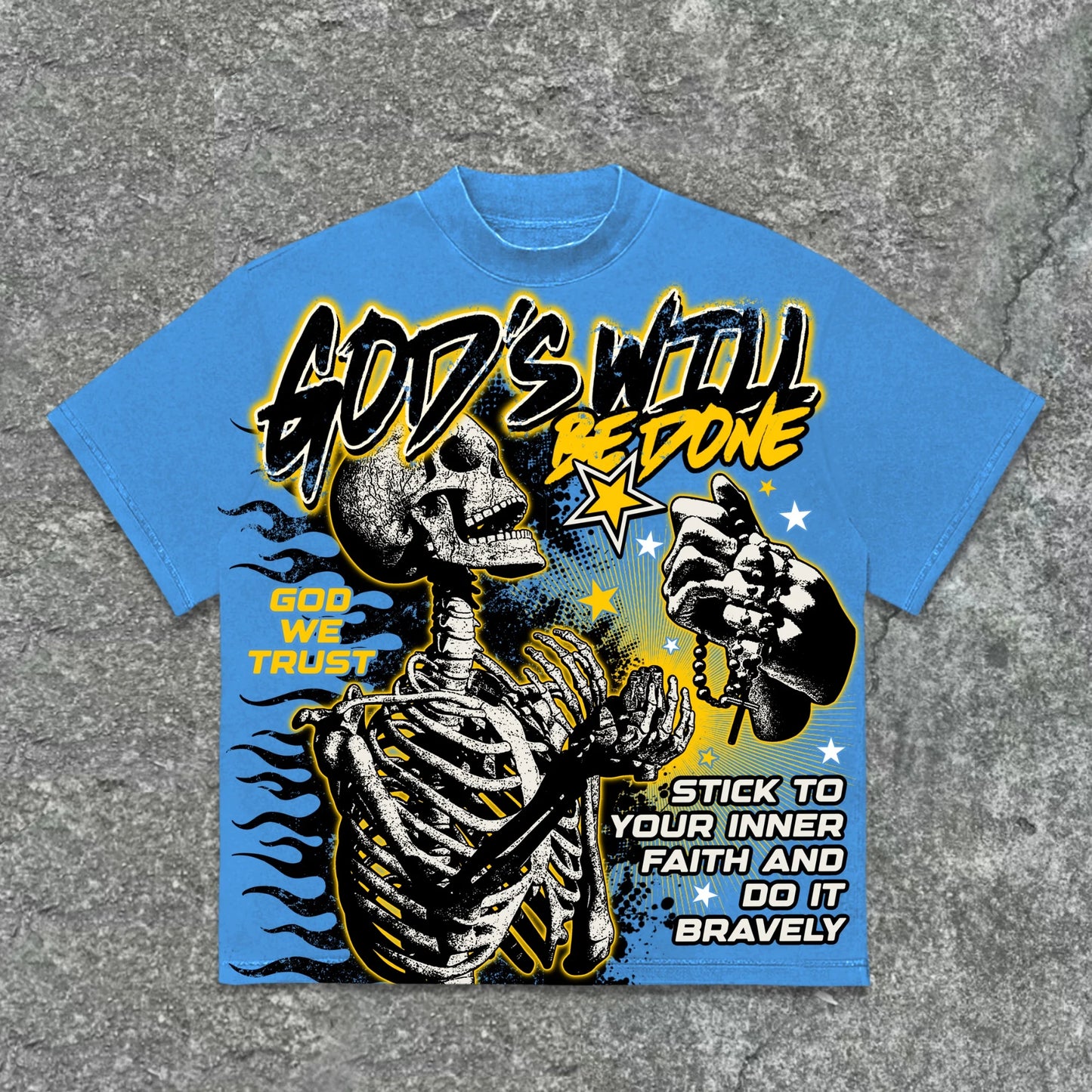 American Retro Mens/Womens God's Will T-shirt