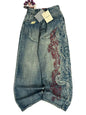 Mens American Vintage Yellow Washed Embroidered Jean