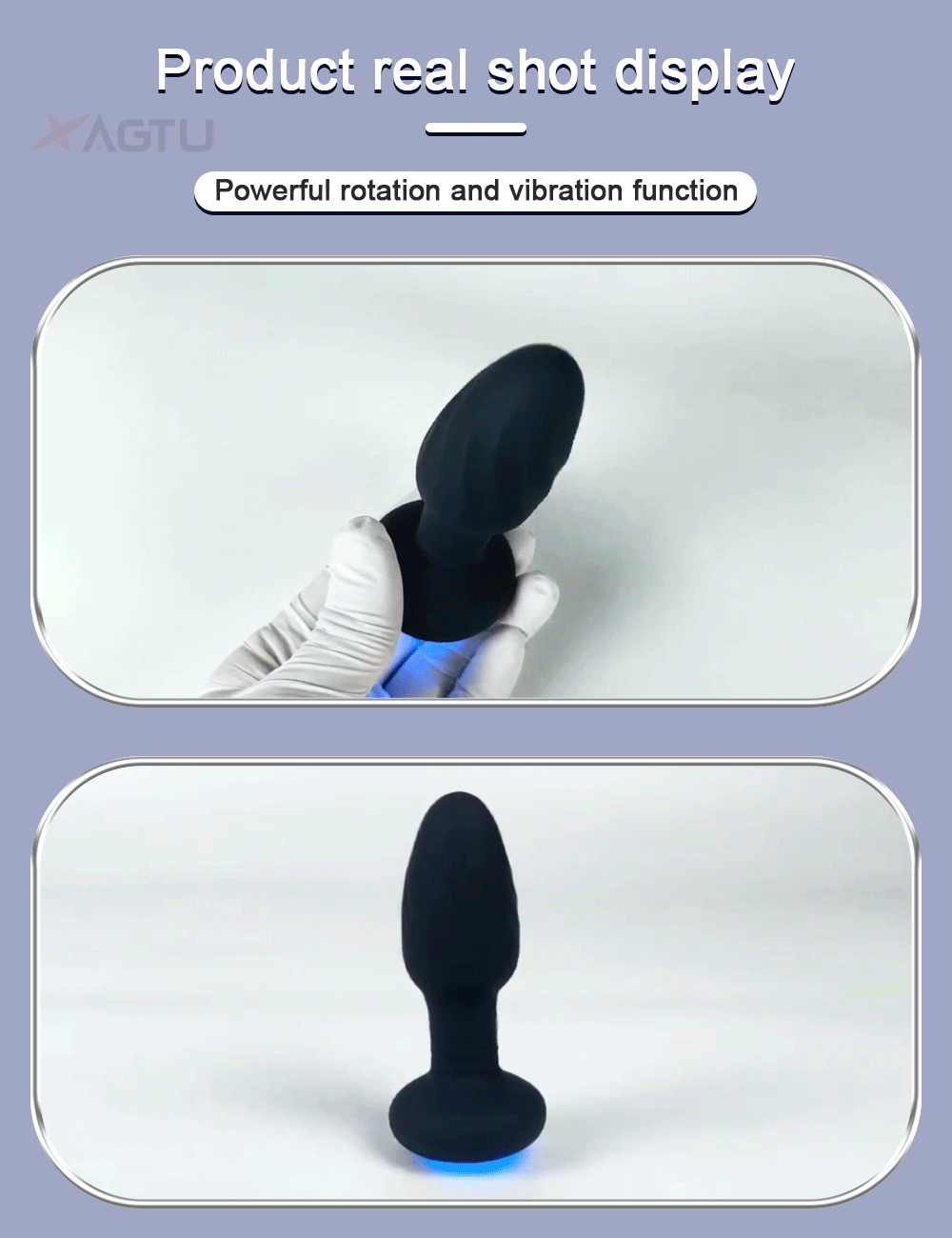Toy Butt Plug Stimulator Masturbation Penetration Vibrating