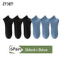 6Pairs Men Cotton Mesh Socks
