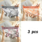 3pcs Women's Sports Boxers Shorts Ice Silk