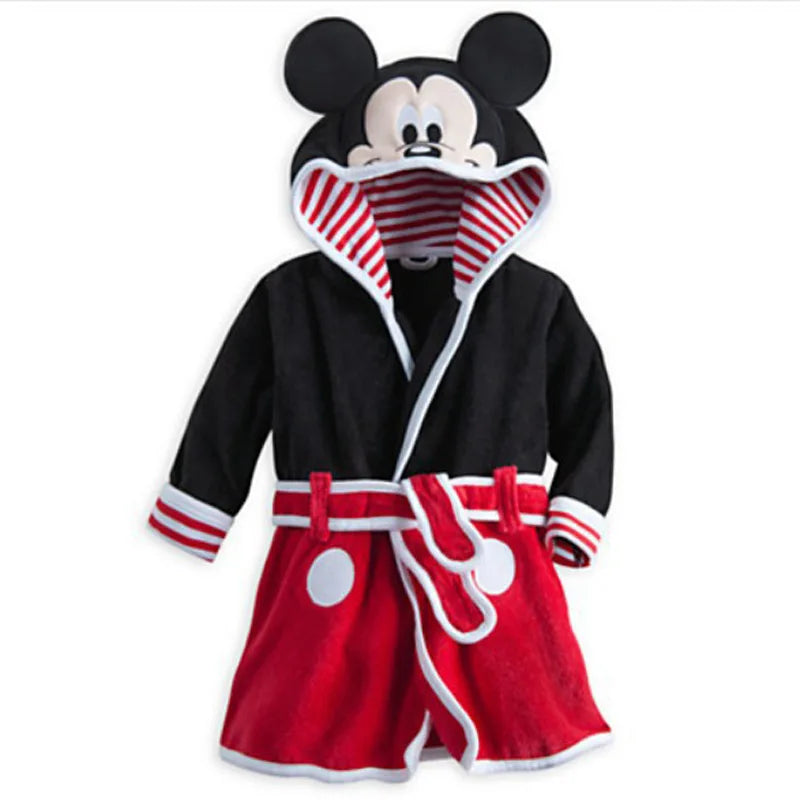 Boys/Girls Mickey Mouse Warm Pajama Flannel Robe