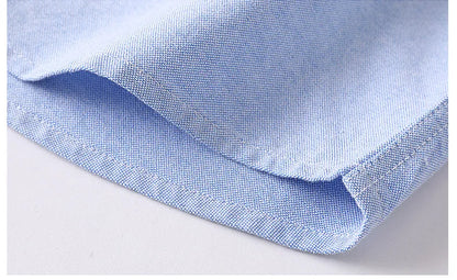 Cotton Solid Color Full-sleeved Boy's Shirts