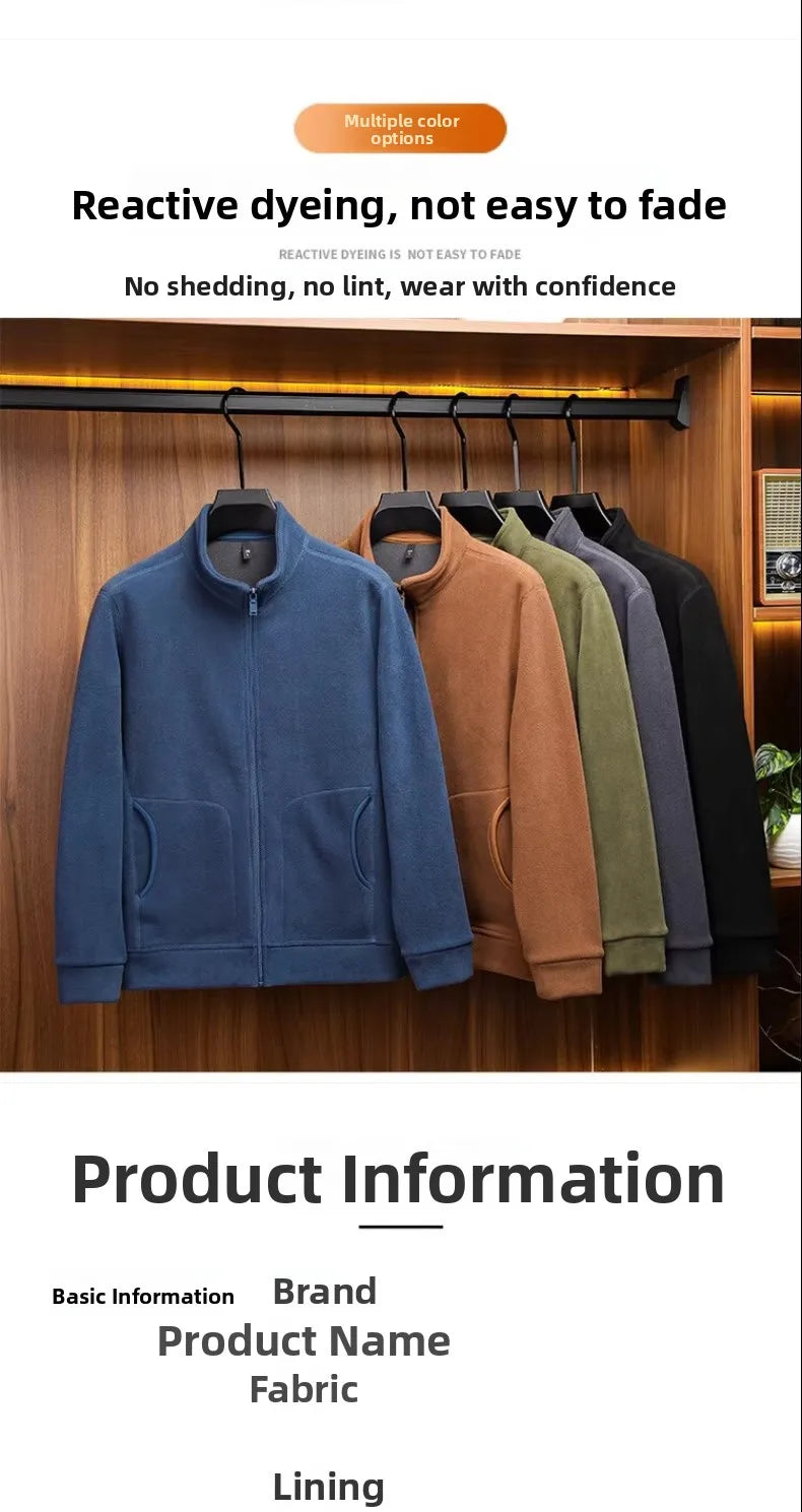 Zipper Hoodie Sweatshirt Fleece Lined Cardigan Jacket