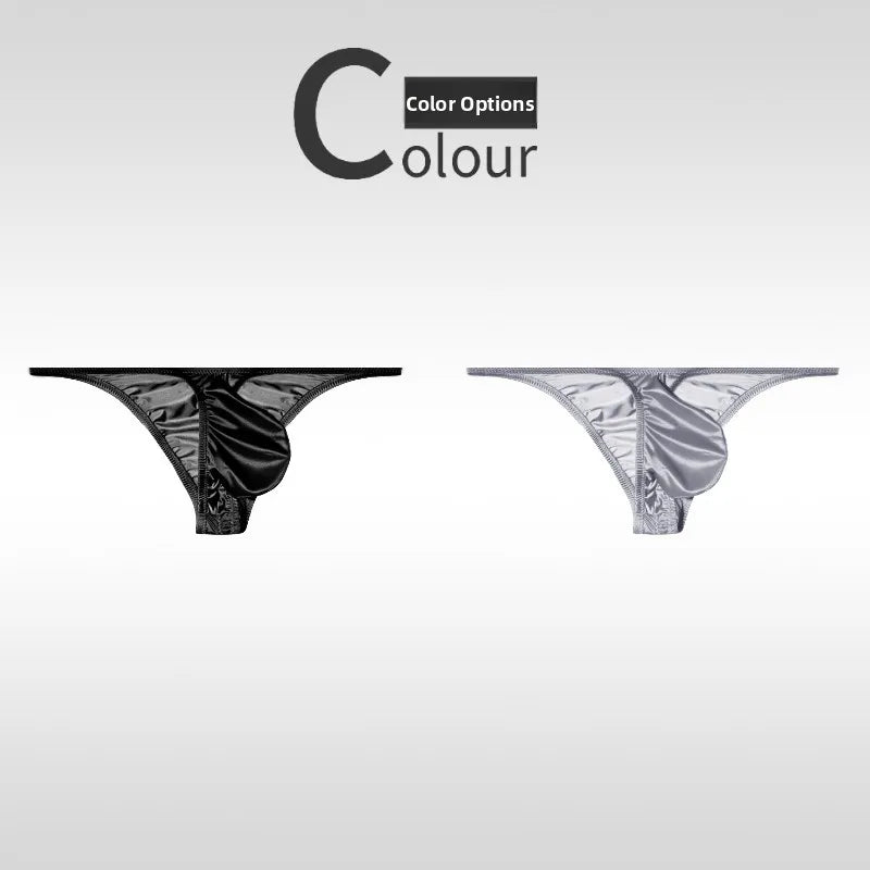 Low Waist Ice Silk Smooth Men's e Underwear