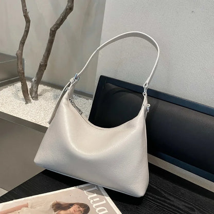 Luxury Full-Grain Leather Crossbody Bag for Women