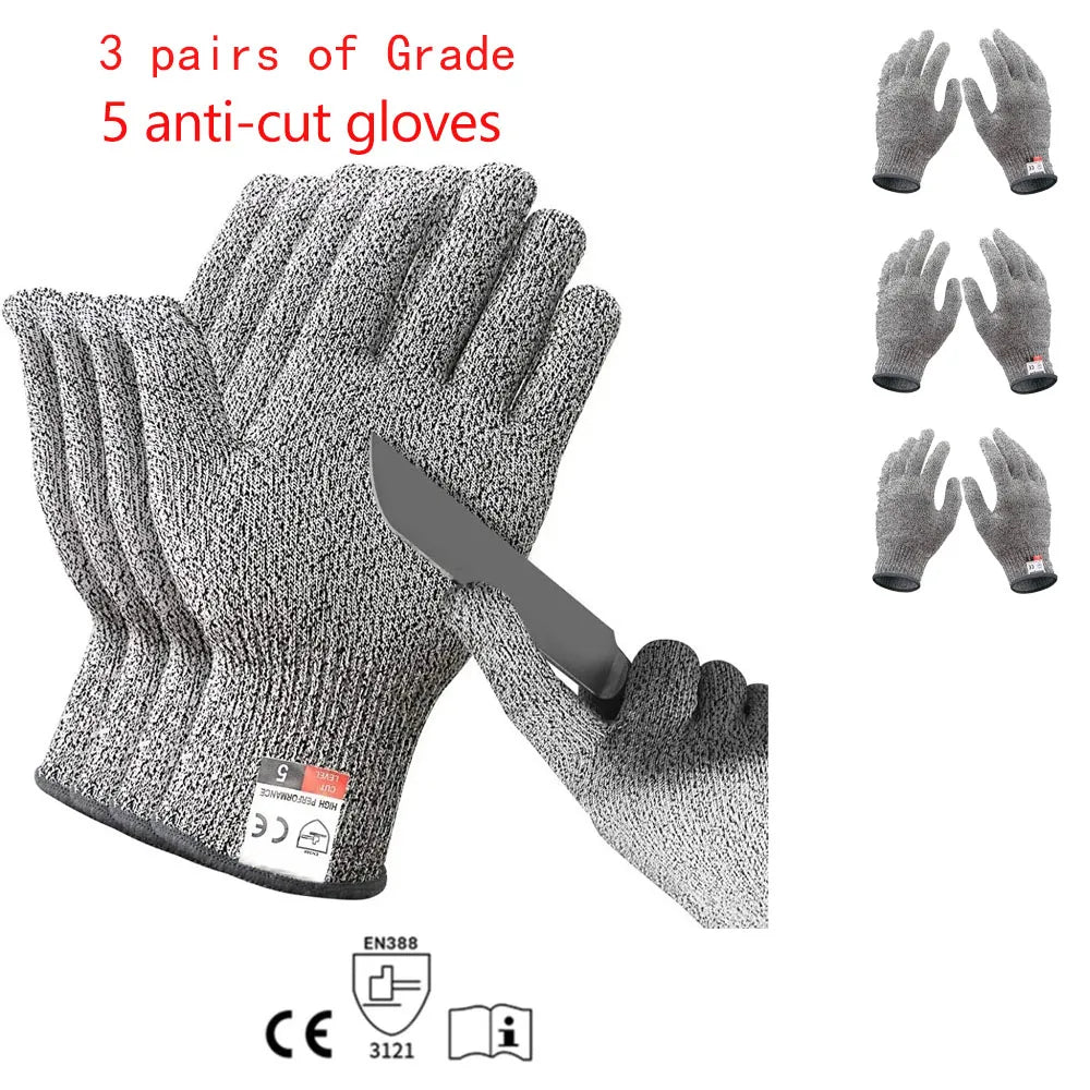 Anti-Thorn Wear-Resistant Glass Building Cutting Gloves