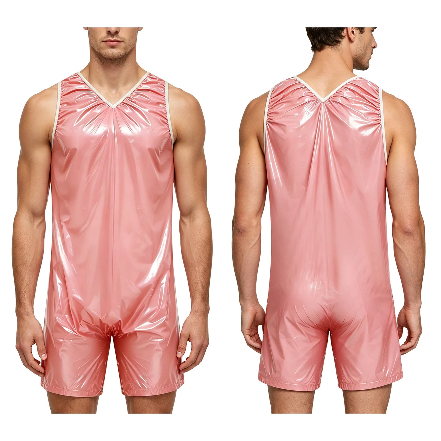 Mens Tear Away Backless, Nightclub Party Jumpsuit