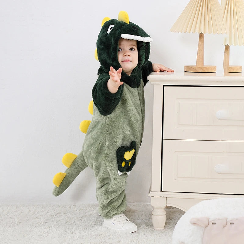 Boy/Girl Onesie Dinosaur Cosplay Hooded jumpsuits