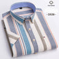 Plus Size Men Plaid Striped Formal Business