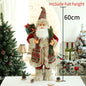 Large Standing Santa Figurine Doll Home Decoration