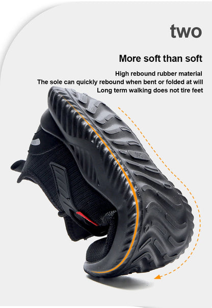 Mens Steel Toe Safety Shoes Puncture-Proof