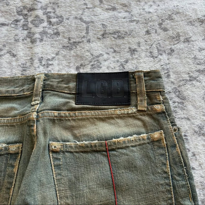 Retro Casual Rock Style Micro-Horn Jeans