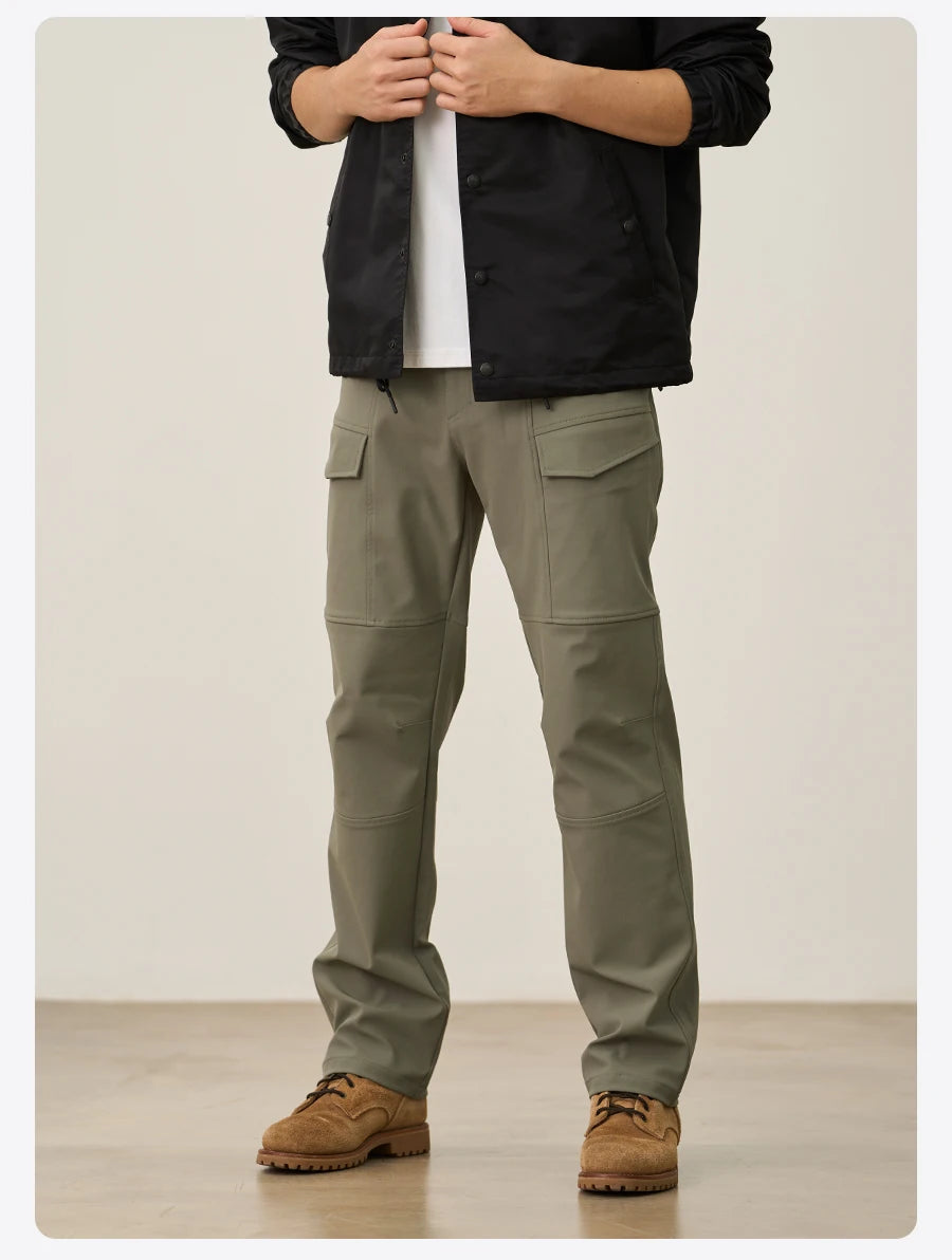 Loose Straight Water Repellent Softshell Hiking Trouser