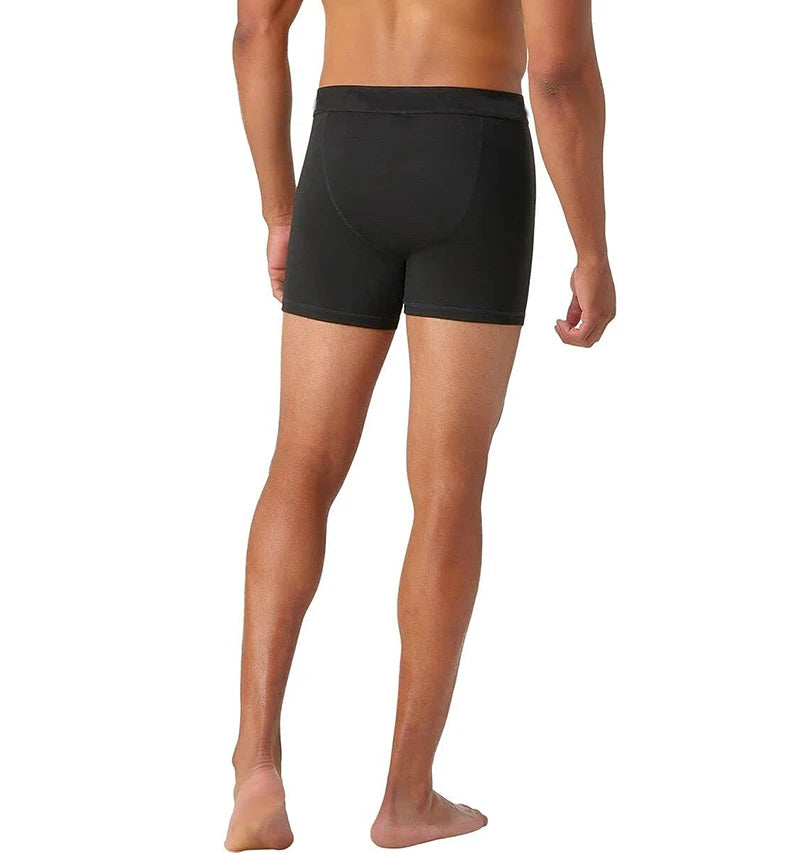 Mens Merino Boxer Briefs Soft Breathable Sports