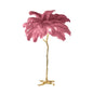Luxury Feather Floor Standing Lamp Mood Light
